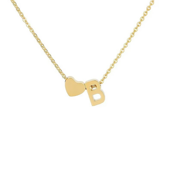 Initials Heart Necklace