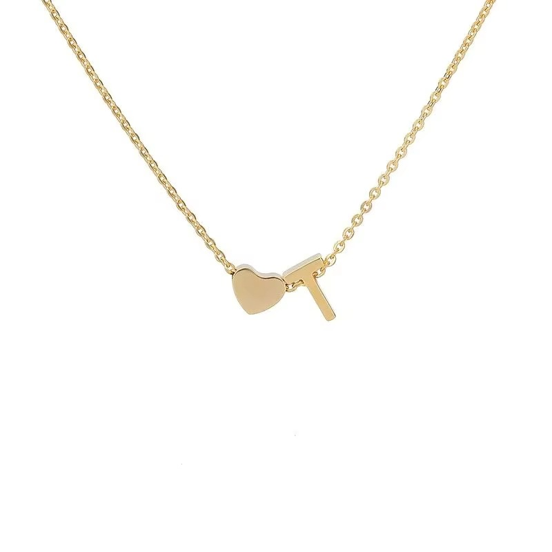 Initials Heart Necklace