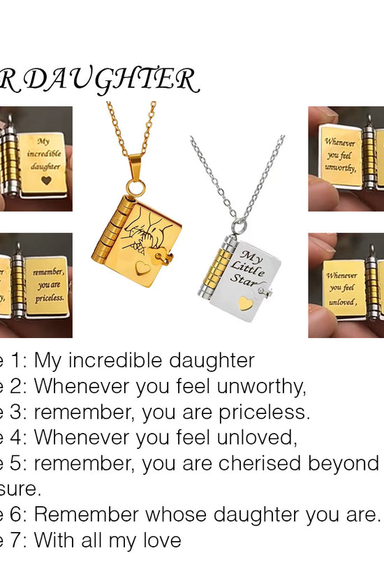 Letter to Daughter Necklace