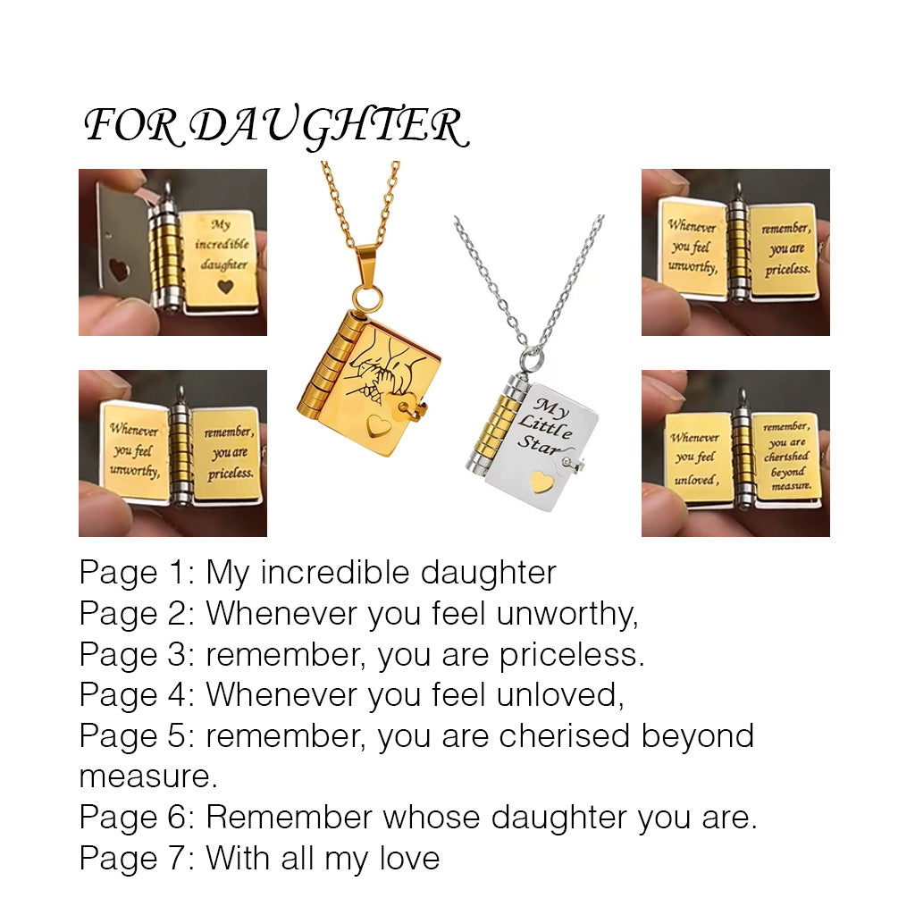 Letter to Daughter Necklace