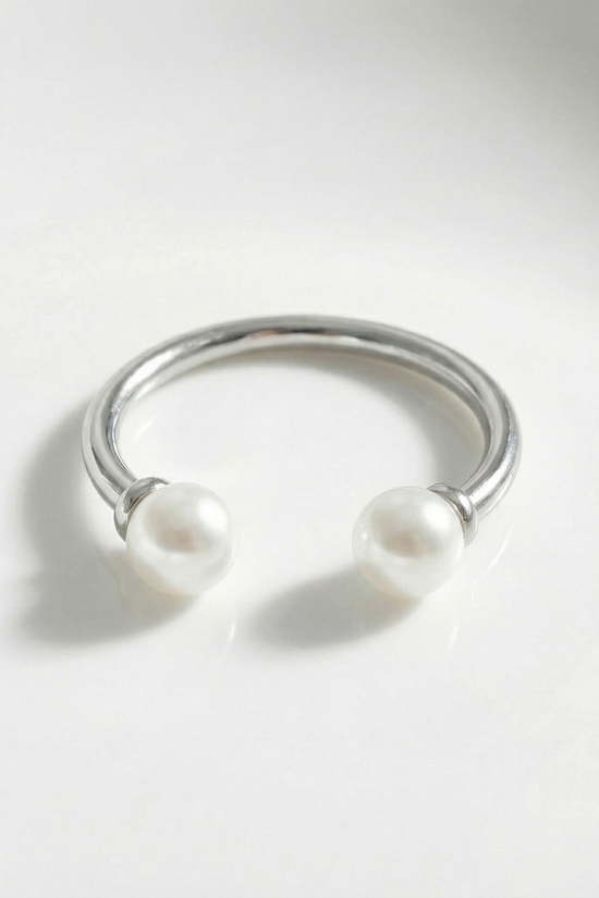 Toe Ring S925 Sterling Silver Pearls