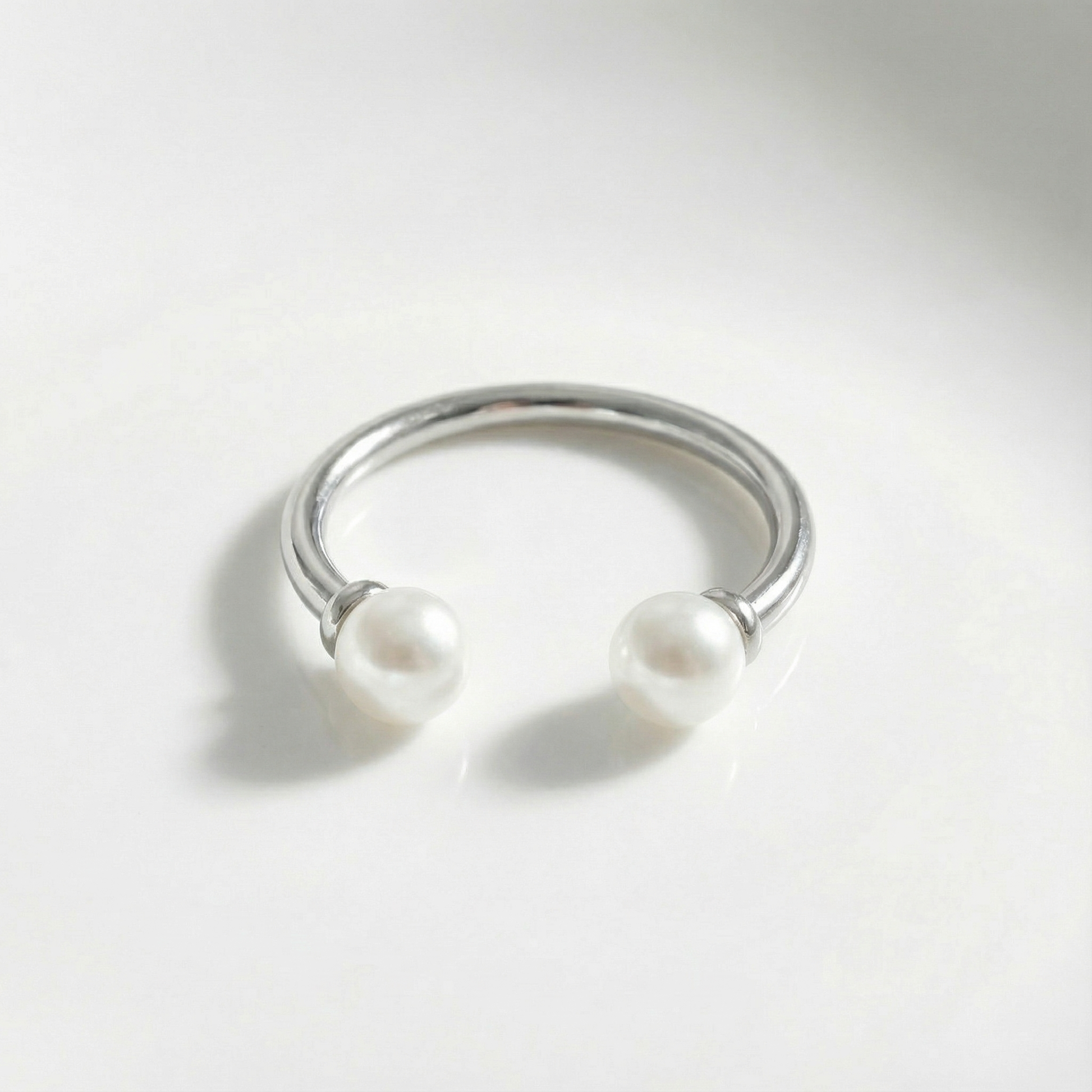 Toe Ring S925 Sterling Silver Pearls
