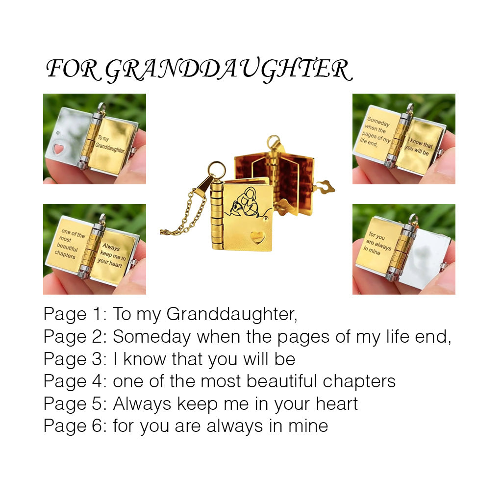 Letter to Granddaughter Necklace