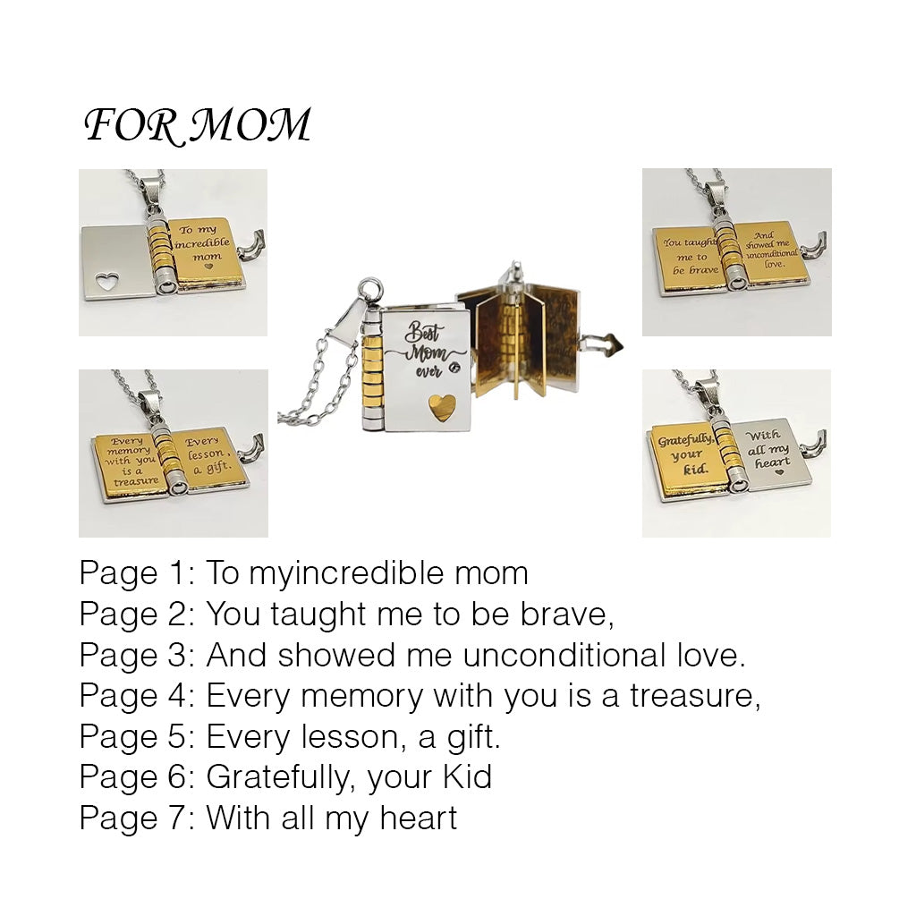 Letter to Mom Necklace