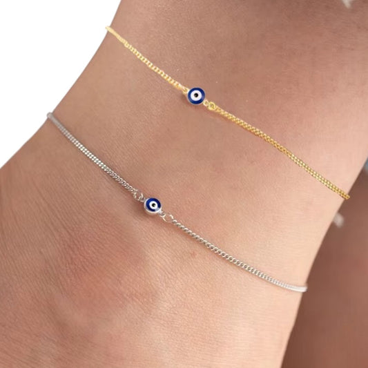Anklet S925 Evil Eye Sterling Silver